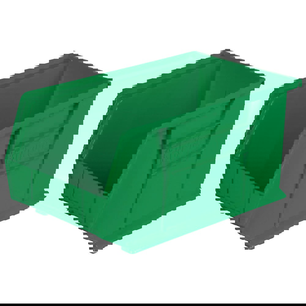 Plastic Hopper Stacking Bin: Green